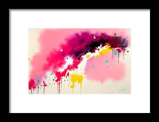 The Breach, Framed Print, Oil on Canvas, Abstract Painting, Multicolor Art, Abstract Art, Abstract Artwork, Wall Décor, Wall Art, Artwork