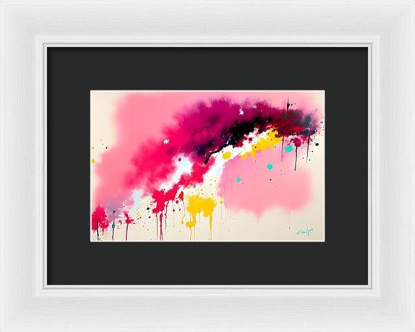 The Breach, Framed Print, Oil on Canvas, Abstract Painting, Multicolor Art, Abstract Art, Abstract Artwork, Wall Décor, Wall Art, Artwork