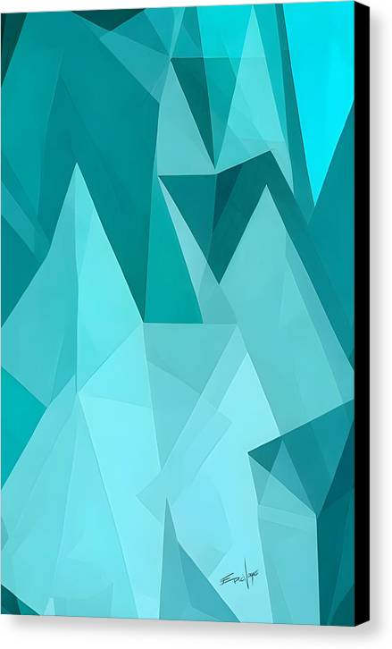 The Geometric Continuum, Canvas Print, Watercolor, Geometric Patterns, Wall Décor, Wall Art, Artwork, Art Piece