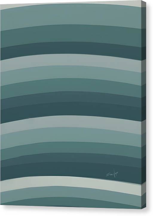 Waves, Canvas Print, Wall Décor, Wall Art, Artwork, Art Piece, Patterns, Wave Patterns, Teal Patterns, Turquoise Patterns, Oil on Canvas