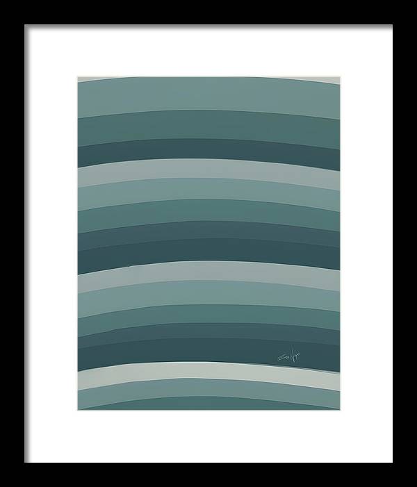 Waves, Framed Print, Wall Décor, Wall Art, Artwork, Art Piece, Patterns, Ocean Patterns, Wave Patterns, Teal Patterns, Marine, Aquatic