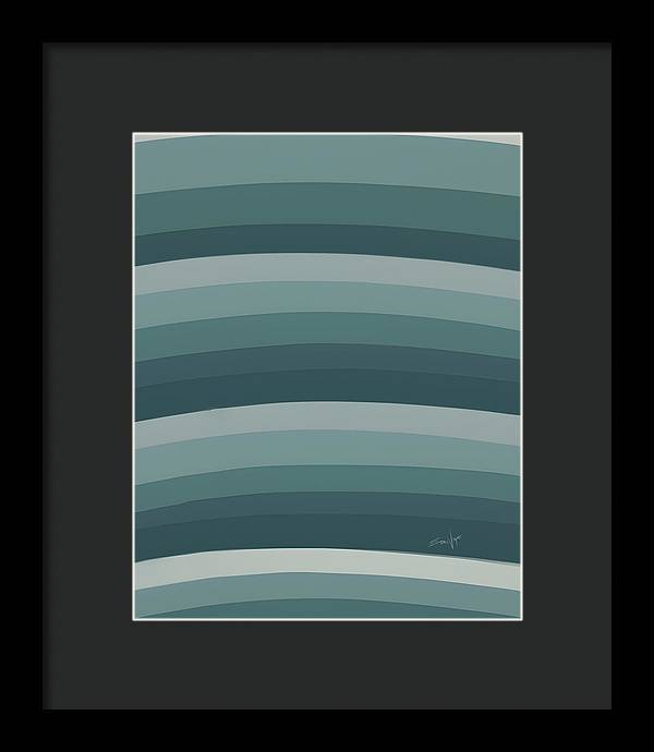 Waves, Framed Print, Wall Décor, Wall Art, Artwork, Art Piece, Patterns, Ocean Patterns, Wave Patterns, Teal Patterns, Marine, Aquatic