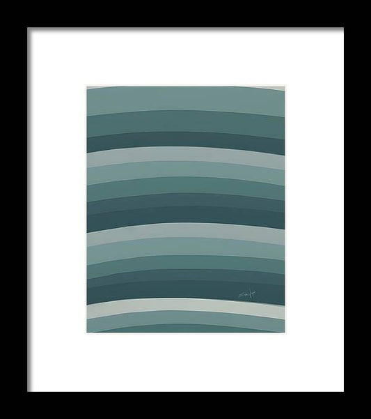 Waves, Framed Print, Wall Décor, Wall Art, Artwork, Art Piece, Patterns, Ocean Patterns, Wave Patterns, Teal Patterns, Marine, Aquatic